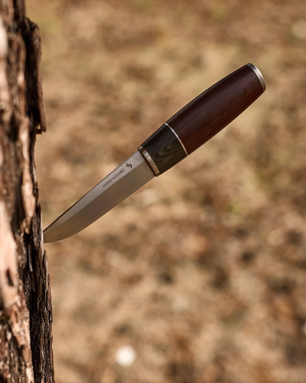 The m390 powder steel puukko knife.