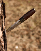 The m390 powder steel puukko knife.