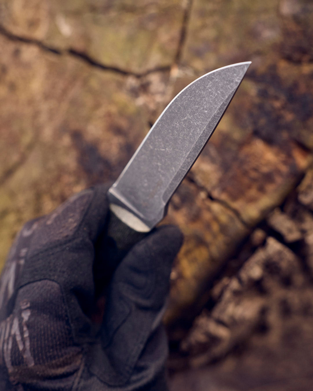 The EDC Knife, D2 steel, olive micarta, kydex.