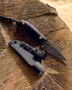 The EDC Knife, D2, wenge, kydex.