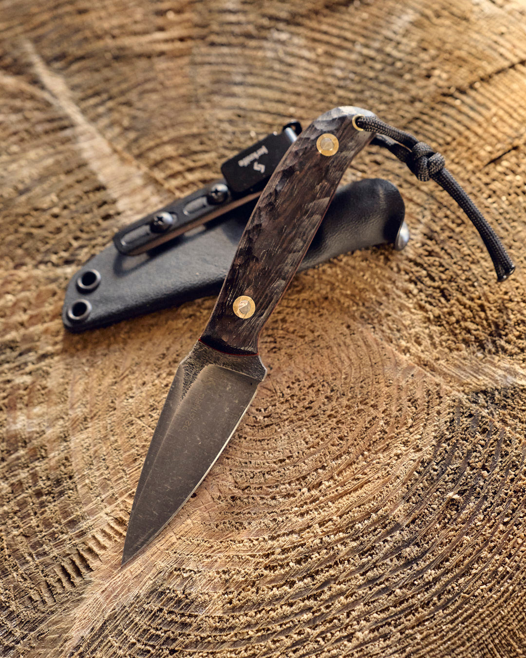 The EDC Knife, D2, wenge, kydex.