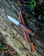 The m390 steel, ironwood, puukko knife.