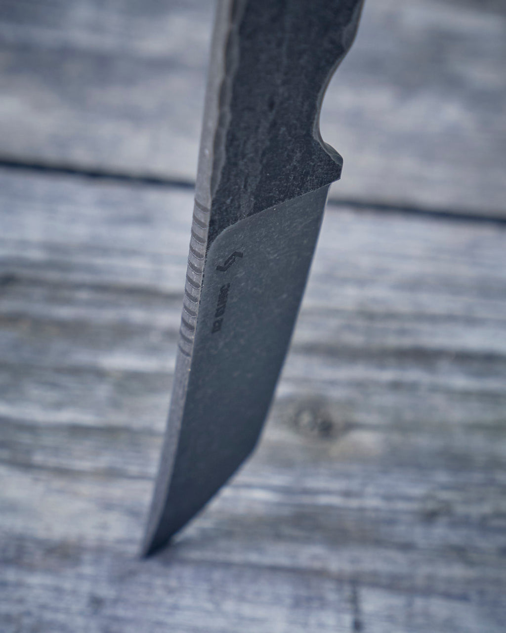 The EDC knife, D2, metall handle, kydex sheath.