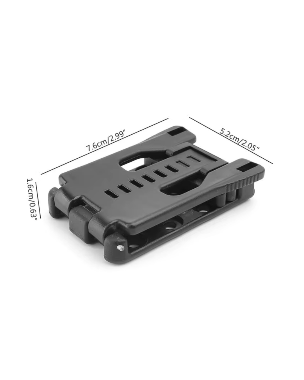 The belt clip waist clamp.